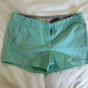 J Crew Chino Shorts 4” | Teal color | Size 6